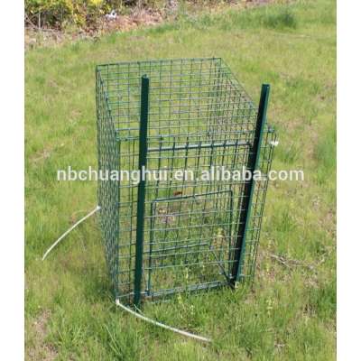 hot sale arsen Magpie Trap Folding Galvanised Steel Pest Bird Cage Trap