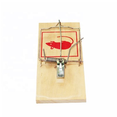 High Quality Kill Rat Reusable Wood Mouse Snap Animal Friendly Mice Trap